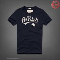 heren abercrombie and fitch korte tees moose logo donkere marineblauw Sale Online 9ku40705